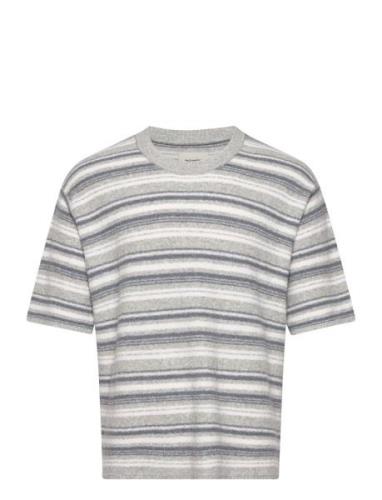 HOLZWEILER Ranger Striped Knit Tee Blå