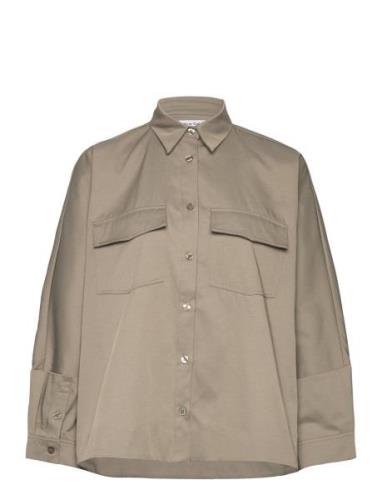 Ahlvar Gallery Kaia Over Shirt Khaki Green