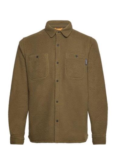 Timberland Fleece Overshirt Khaki Green