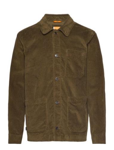 Timberland Kempshire Corduroy Chore Jacket Khaki Green