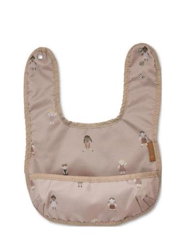 Smallstuff Eating Bib, Small W. Pocket, Dolls Rosa