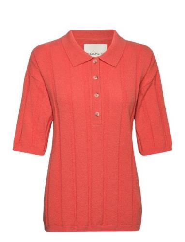 GANT Terry Rib Polo Orange