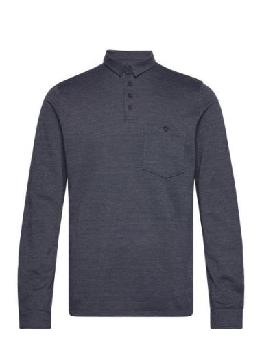 Clean Cut Copenhagen Andy Xo Stretch Polo Ls Marinblå