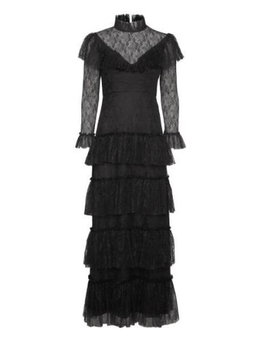 Malina Joelle Lace Maxi Dress Svart