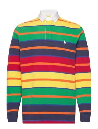 Polo Ralph Lauren Classic Fit Striped Jersey Rugby Shirt Gul