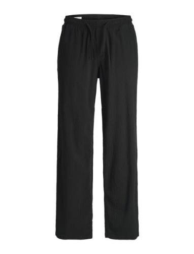 Jack & J S Jpstbill Jjwide Crinkle Jogger Pant Svart