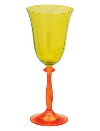 Poppy Wine Glass Home Tableware Glass Wine Glass White Wine Glasses Ye...