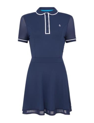 Original Penguin Golf Short Sleeve Veronica Dress Blå