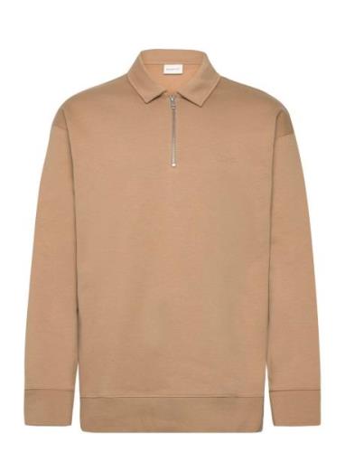 GANT Gant Icon Half Zip Beige