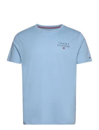 Tommy Hilfiger Cn Ss Tee Logo Blå