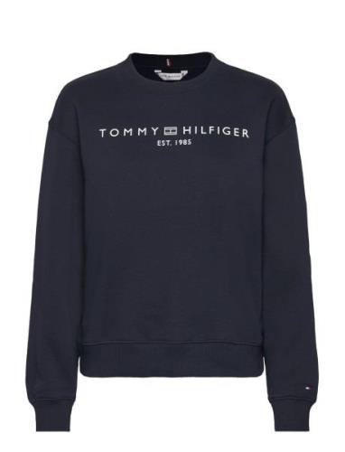 Tommy Hilfiger Mdrn Reg Corp Logo C-Nk Swtshrt Blå