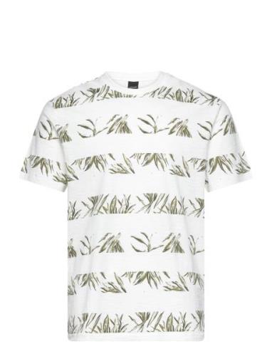 ONLY & SONS Onsnewiason Life Reg Aop Stripe Ss Tee Vit