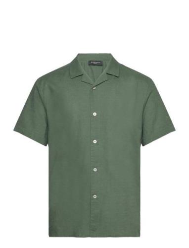 Bruuns Bazaar Linowbbhomer Ss Shirt Khaki Green