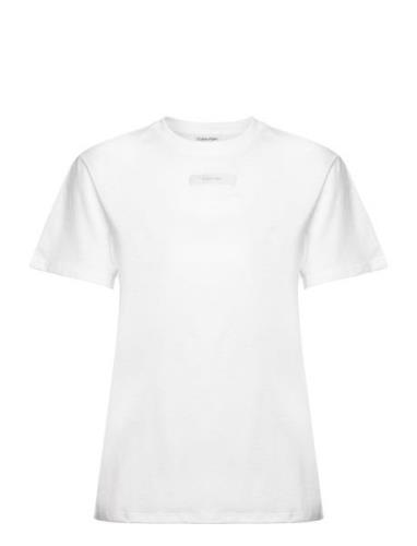 Calvin Klein Micro Logo T Shirt Vit