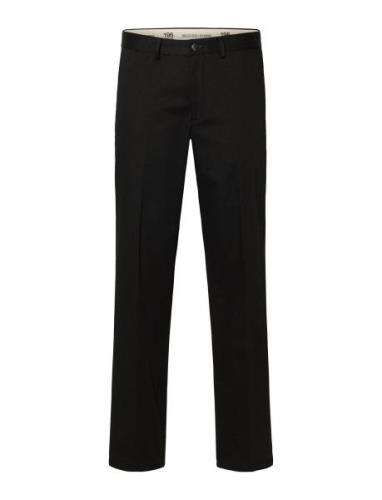 Selected Homme Slhstraight-William Twil 196 Pant W Noos Svart