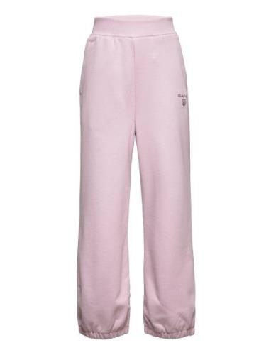 GANT D2. Contrast Shield Sweat Pants Rosa