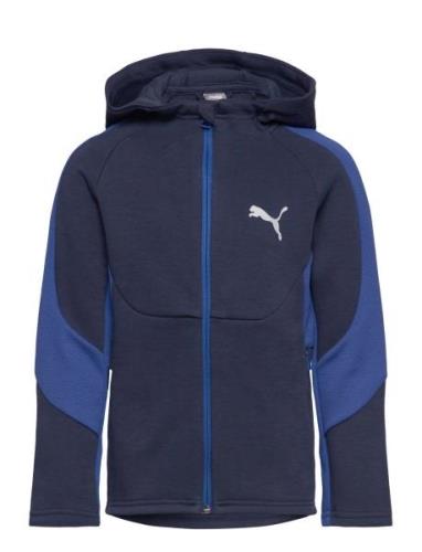 PUMA Evostripe Full-Zip Hoodie Dk B Blå