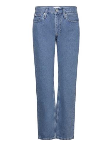 Calvin Klein Jeans Low Rise Straight Blå