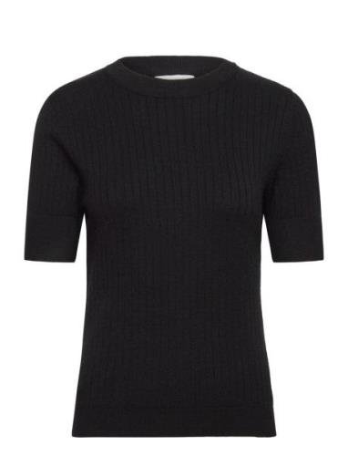 Object Objnoelle S/S Knit T-Shirt Noos Svart