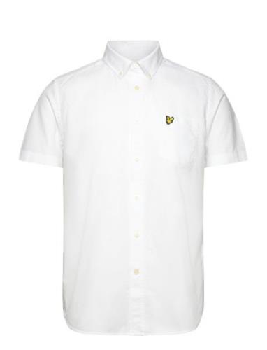 Lyle & Scott Short Sleeve Oxford Shirt Vit