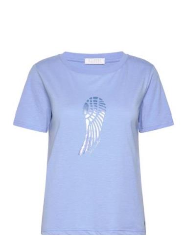 Coster Copenhagen T-Shirt With Wing Blå