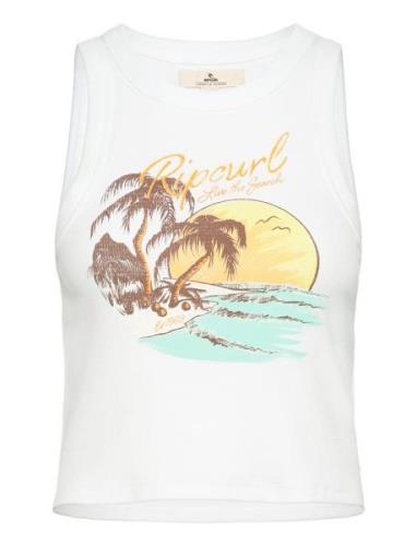 Rip Curl Sunset Ribbed Tank Vit