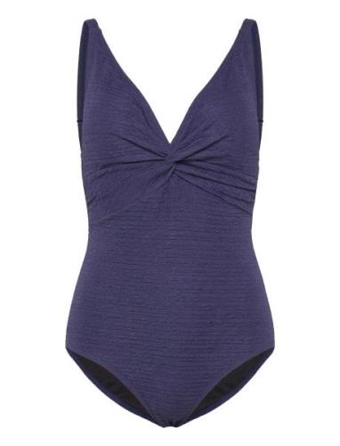 Missya Nura Swimsuit Jacquard Blå