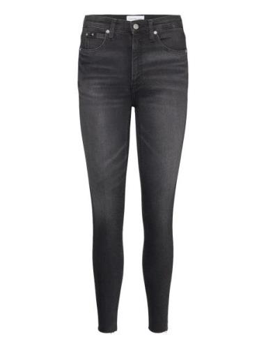 Calvin Klein Jeans High Rise Super Skinny Ankle Svart