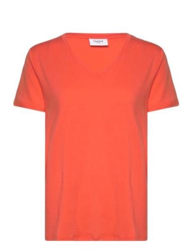 Saint Tropez Adeliasz V-N T-Shirt Orange