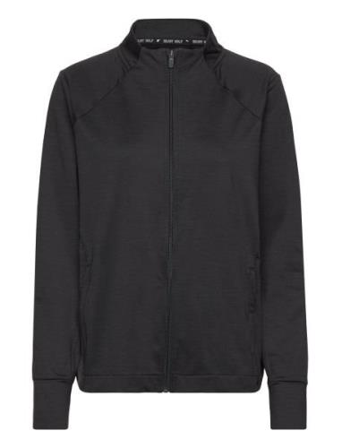 PUMA Golf W Cloudspun Heather Full Zip Jacket Svart