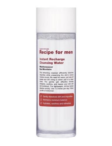 Recipe For Men Instant Recharge Cleansing Water Nude