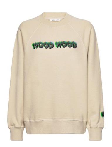 Wood Wood Leia Logo Sweatshirt Beige