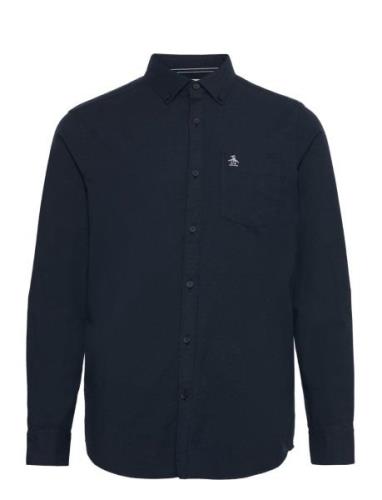 Original Penguin Ls Eco Oxford W Stre Marinblå