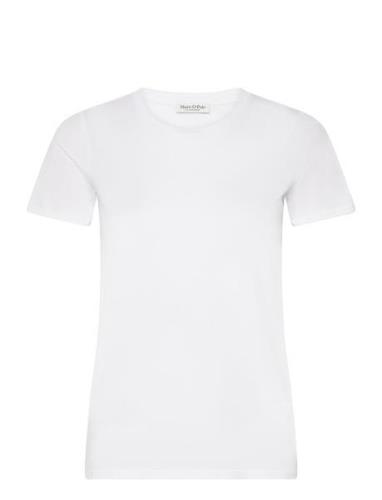 Marc O'Polo T-Shirts Short Sleeve Vit