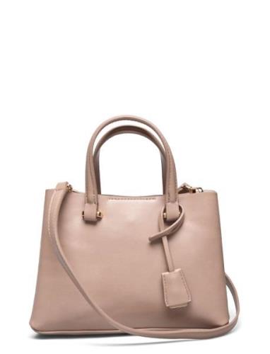 Mango Small Bag With Double Compartment Beige