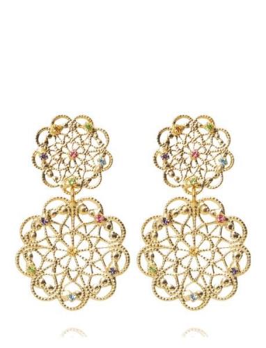 Caroline Svedbom Mini Gardenia Earrings Guld