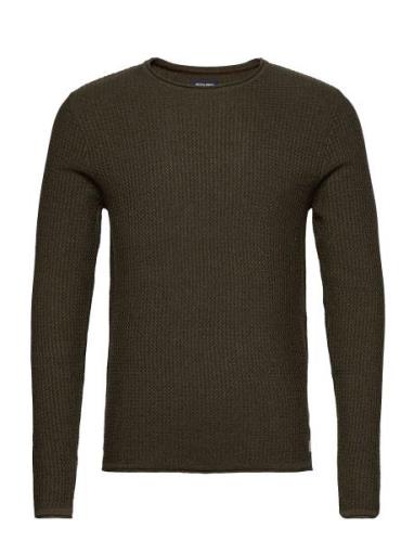 Jack & J S Jprblucarlos Knit Crew Neck Noos Grön