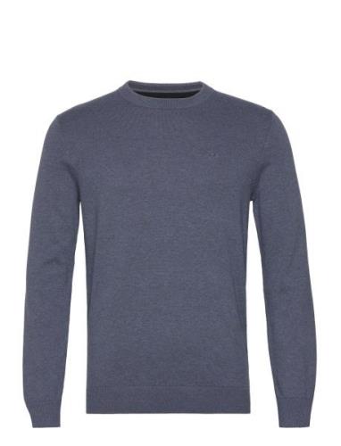 Tom Tailor Basic Crewneck Knit Marinblå