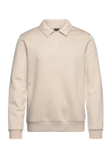 ONLY & SONS Onsceres 1/4 Zip Sweat Polo Kräm