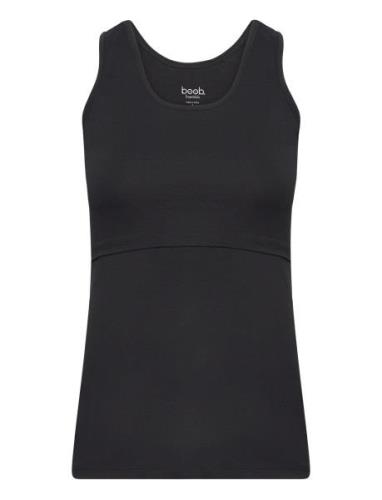 Boob Nursing Tanktop Svart