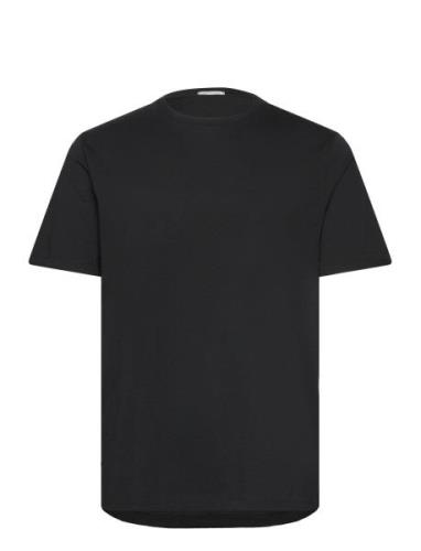 Lindbergh Black Mercerized Cotton Tee S/S Svart