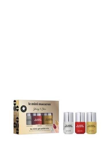 Le Mini Macaron Les Minis, Mini Gel Polish Trio Shiny & Chic Multi/pat...