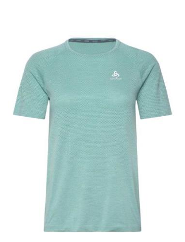 Odlo Odlo T-Shirt Crew Neck S/S Essential Seamless Grön