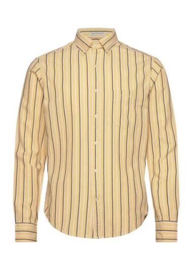 GANT Reg Dobby Stripe Shirt Gul