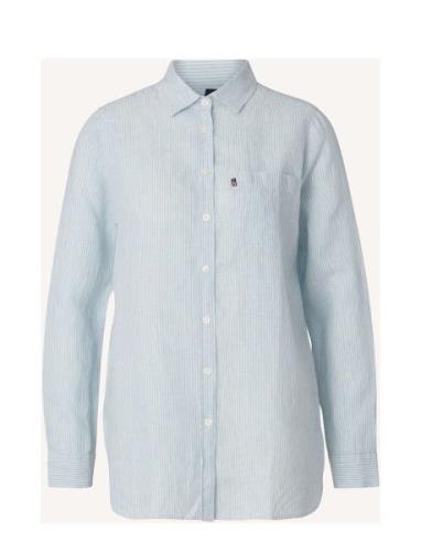 Lexington Clothing Isa Linen Shirt Blå