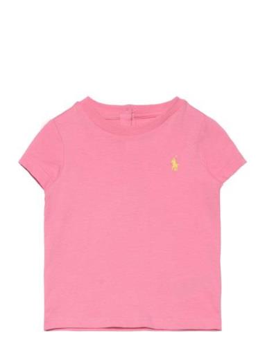 Ralph Lauren Baby Cotton Jersey Crewneck Tee Rosa