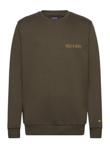 Lyle & Scott Collegiate Sweatshirt Khaki Green