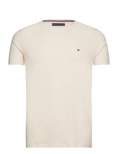 Tommy Hilfiger Stretch Slim Fit Tee Beige