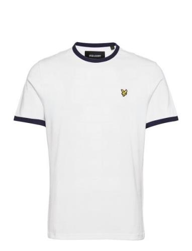 Lyle & Scott Ringer T-Shirt Vit