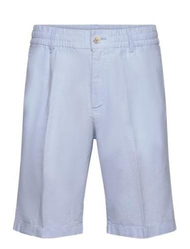 Tom Tailor Regular Linen Shorts Blå